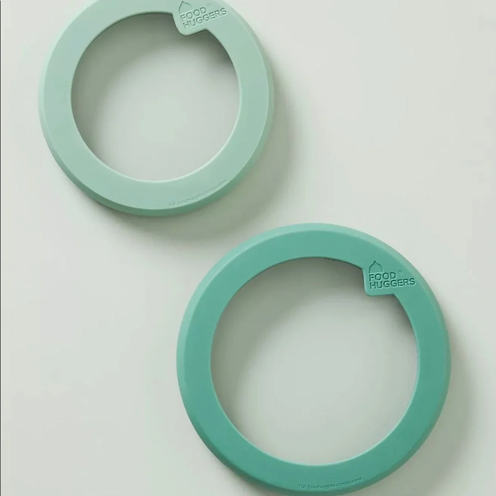 Anthropologie BRAND NEW, Food Hugger Lids, Set of 2